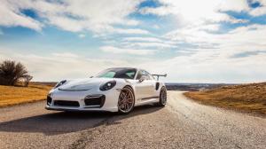 Porsche 911 Turbo V-RT white supercar wallpaper thumb