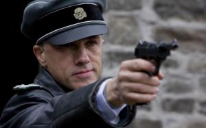 Inglourious Basterds Handgun Nazi Christoph Waltz Hat Face HD wallpaper thumb