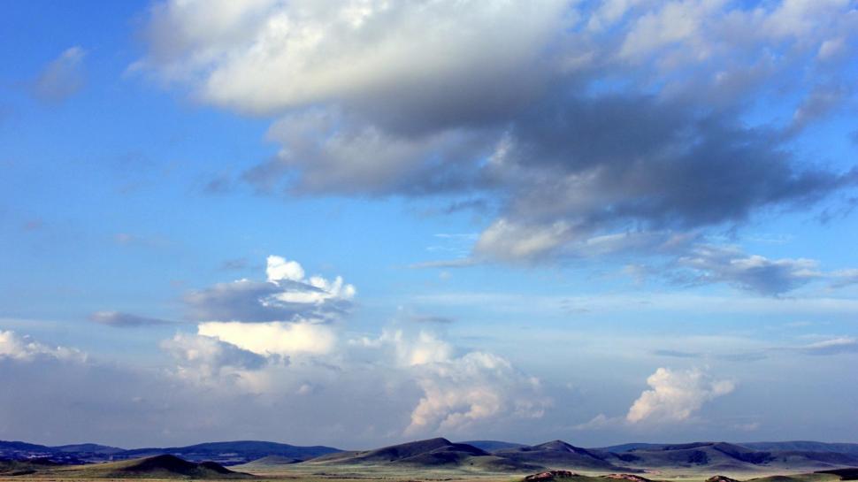 Mongolia Is The Big Sky Country wallpaper,plains HD wallpaper,grass HD wallpaper,clouds HD wallpaper,nature & landscapes HD wallpaper,1920x1080 wallpaper