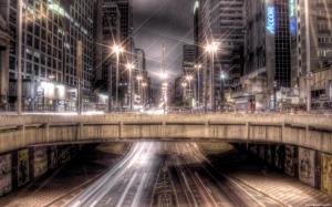 Overpass Late In The City Hdr wallpaper thumb