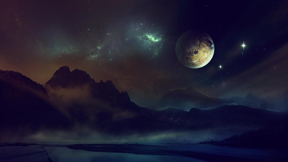 Space, planet, light, night, sky wallpaper,space HD wallpaper,planet HD wallpaper,light HD wallpaper,night HD wallpaper,2400x1350 wallpaper