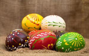Handmade Easter Eggs wallpaper thumb