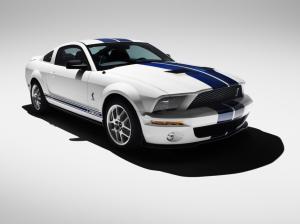 2007 Ford Shelby GT500 White wallpaper thumb