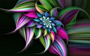 Swirl Flower wallpaper thumb