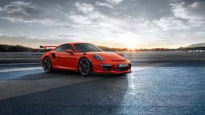 Excellent, 2015, Porsche 911 GT3 RS, Orange Car, Outdoors wallpaper thumb