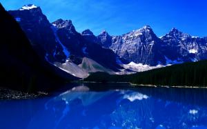 Mountain Blue Lake wallpaper thumb