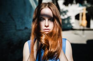 Women, Model, Redhead, Face, Portrait, Freckles wallpaper thumb
