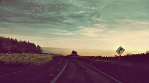 Tumblr, Road, Sunset, Photography wallpaper thumb