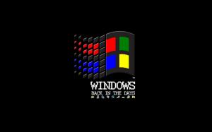 Retro Windows logo wallpaper thumb