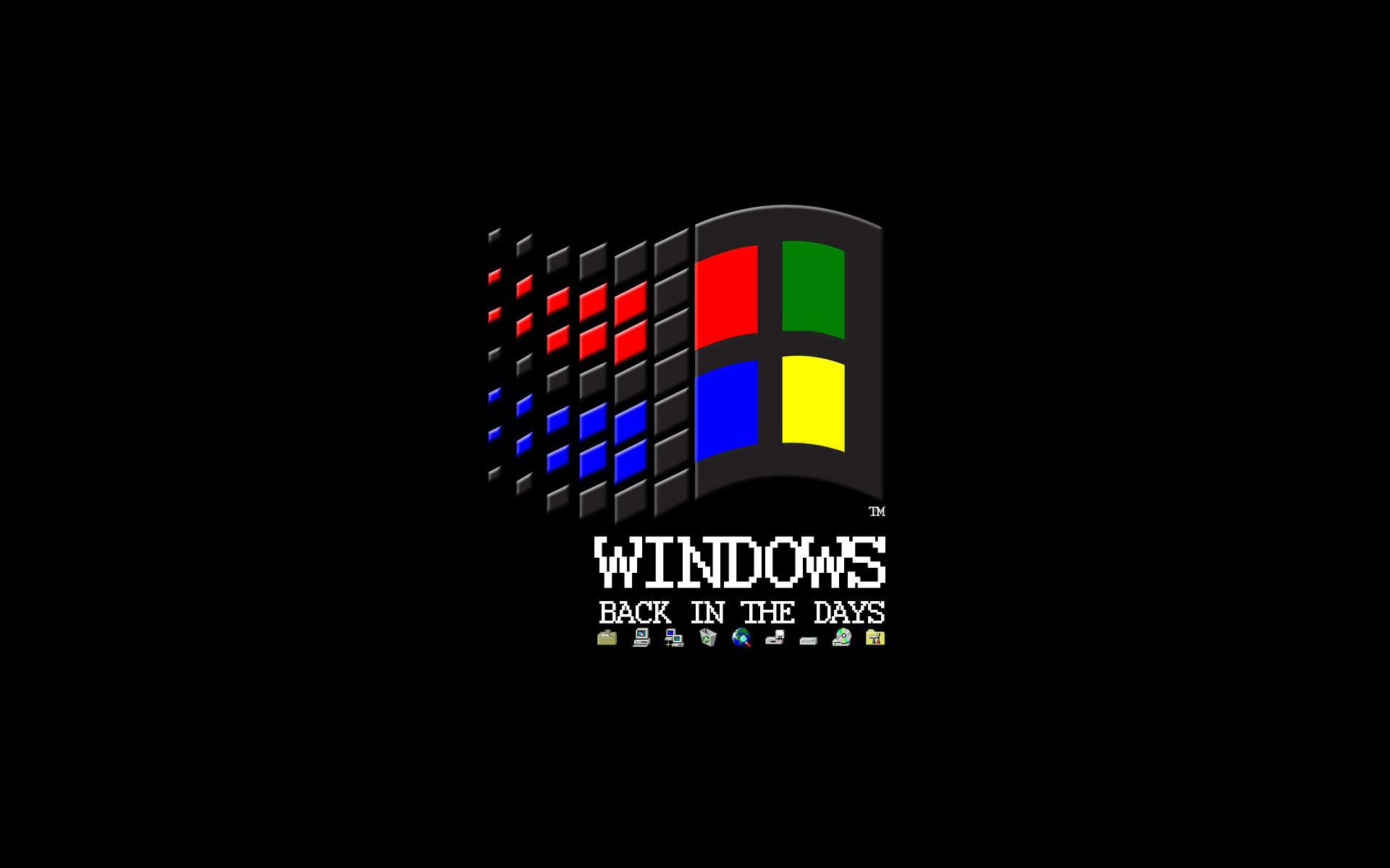Retro Windows Logo Wallpaper Brands And Logos Wallpaper Better