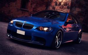 BMW M3 blue car wallpaper thumb