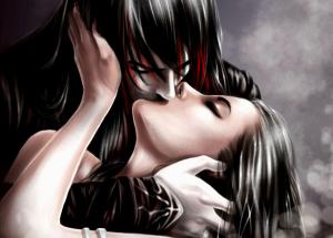Dark Horror Fantasy Art Gothic Vampires Sexy Women Men Girl Boy Love Romance For Android wallpaper thumb
