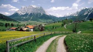 Alpine Village In Austria wallpaper thumb