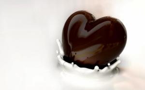 Heart Chocolate and Milk wallpaper thumb