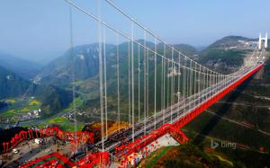 Aizhai Bridge, Hunan, China wallpaper thumb