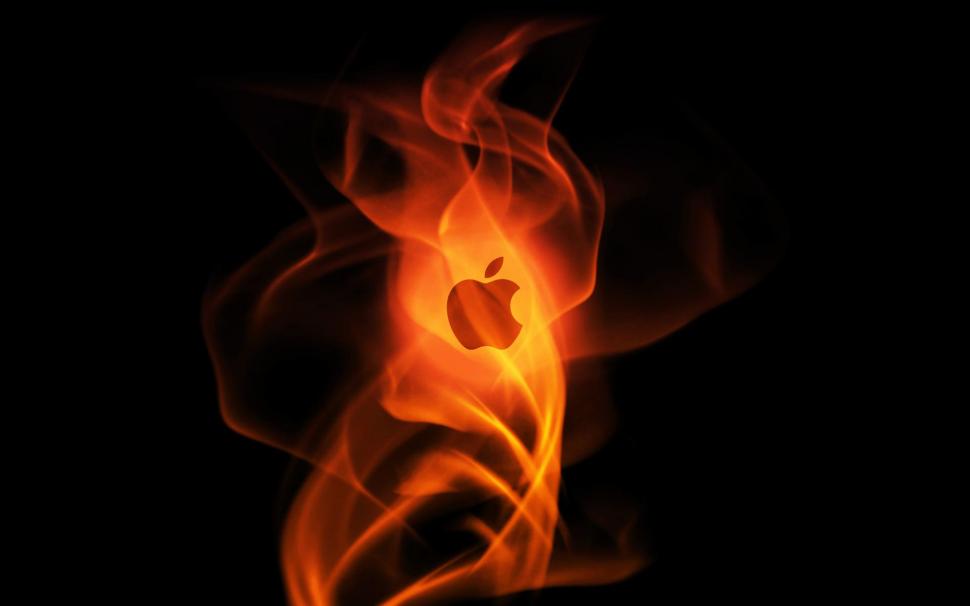 Apple logo on fire wallpaper,computers HD wallpaper,1920x1200 HD wallpaper,apple HD wallpaper,macintosh HD wallpaper,1920x1200 wallpaper