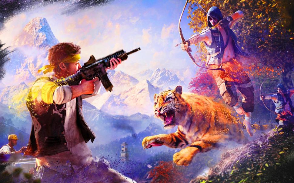 Far Cry 4 Attack wallpaper,games HD wallpaper,far cry HD wallpaper,far cry 4 2014 HD wallpaper,2880x1800 wallpaper
