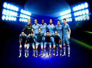 Manchester City Team  Download wallpaper thumb