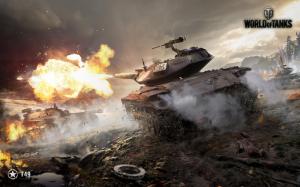 World of Tanks Tanks Firing T49 Games wallpaper thumb