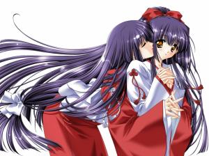 Anime Girls, Anime, Long Hair, Purple Hair, Sisters wallpaper thumb