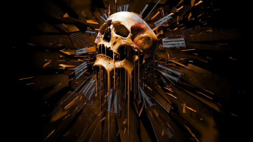 Skull Abstract Roman Numerals Time HD wallpaper,abstract HD wallpaper,digital/artwork HD wallpaper,time HD wallpaper,skull HD wallpaper,roman HD wallpaper,numerals HD wallpaper,1920x1080 wallpaper