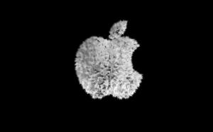 Furry Apple logo wallpaper thumb