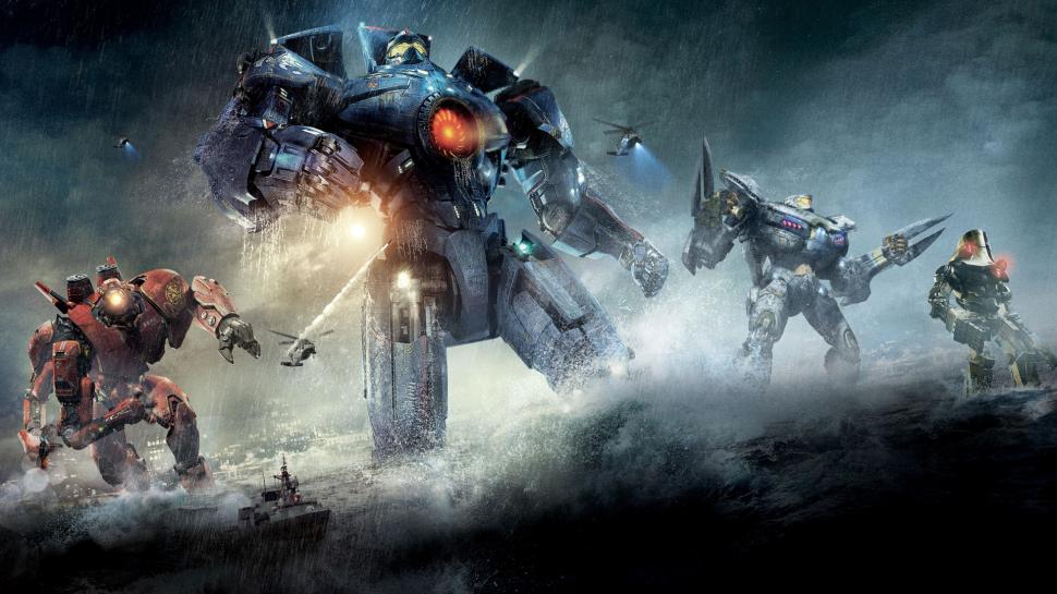 Pacific Rim Giant Robot Helicopter HD wallpaper,movies HD wallpaper,robot HD wallpaper,giant HD wallpaper,helicopter HD wallpaper,pacific HD wallpaper,rim HD wallpaper,1920x1080 wallpaper
