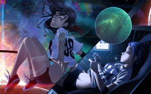 Cyberpunk, Futuristic, 88 Girl, Vashperado, Anime Girls wallpaper thumb