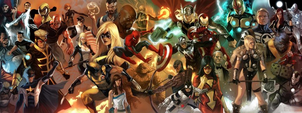 Marvel Comics, Cartoon Characters, Superheroes wallpaper,marvel comics HD wallpaper,cartoon characters HD wallpaper,superheroes HD wallpaper,5600x2100 wallpaper