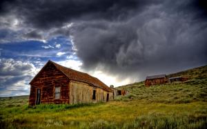 Bodie Ghost Town,storm! wallpaper thumb