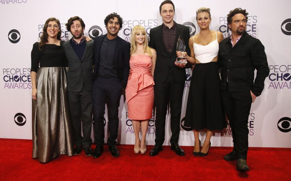 The Big Bang Theory Peoples Choice Awards wallpaper,the big bang theory HD wallpaper,comedy HD wallpaper,cast HD wallpaper,2880x1800 wallpaper
