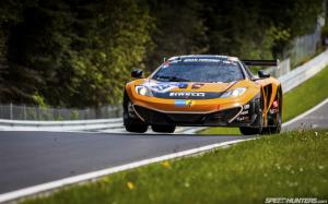 McLaren MP4-12C GT3 Jump Race Car HD wallpaper thumb