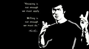 Bruce Lee quote wallpaper thumb