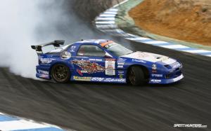 Mazda RX-7 Drift Smoke Race Track Motion Blur HD wallpaper thumb