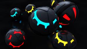 Colorful 3D Balls wallpaper thumb