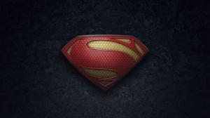 Superman, Logo, Dark Background wallpaper thumb