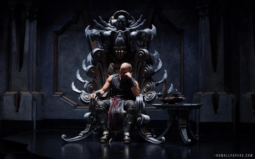 Vin Diesel Riddick Furyan Throne wallpaper | movies and tv series ...