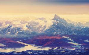 Alpine scenery wallpaper thumb