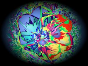 Colorful Abstract Flower wallpaper thumb