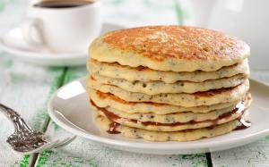 Pancake, Close Up, Plate, Food wallpaper thumb