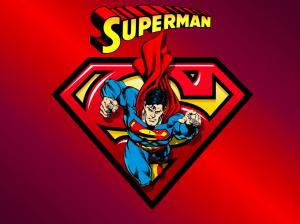 Superman, Hero, Justice, Clothes, Red Background wallpaper thumb