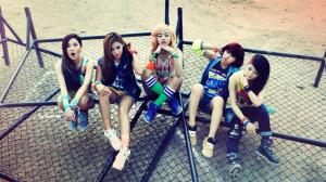 Five korea music girls wallpaper thumb