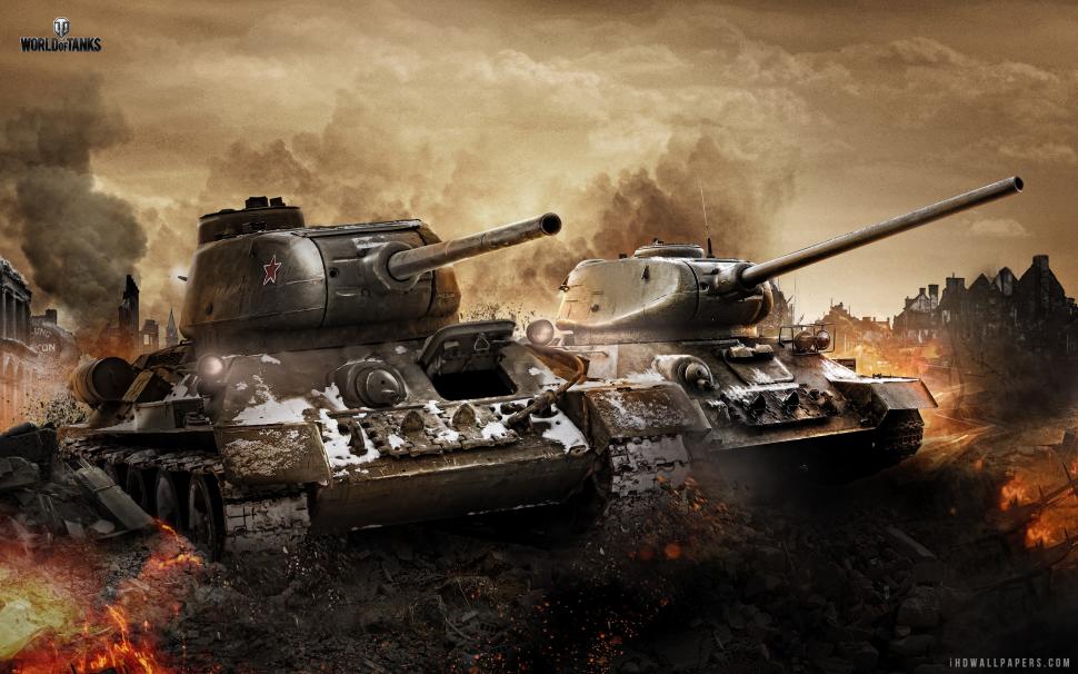 T 34 & T 34 85 in World of Tanks Online Game wallpaper,game HD wallpaper,online HD wallpaper,tanks HD wallpaper,world HD wallpaper,2560x1600 wallpaper
