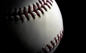Baseball, White, Dark Background, Amplification wallpaper thumb