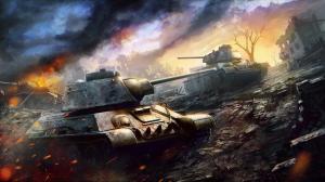 World of Tanks Tanks Games 3D Graphics wallpaper thumb