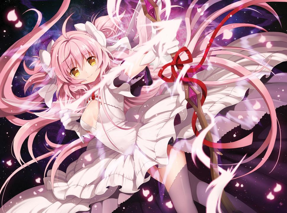 Kaname Madoka fan art Mahou Shoujo Madoka Magica anime girls anime wallpaper,kaname madoka wallpaper,fan art wallpaper,mahou shoujo madoka magica wallpaper,anime girls wallpaper,anime wallpaper,1500x1116 wallpaper