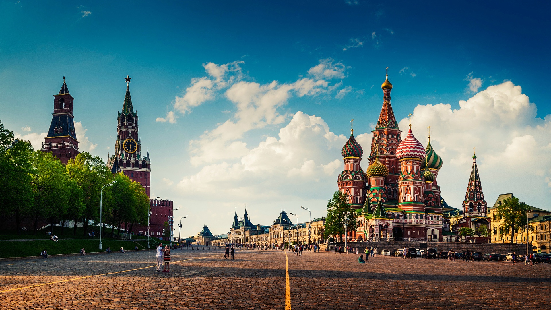 Moscow, Red Square, city landscape wallpaper | travel and world | Wallpaper  Better