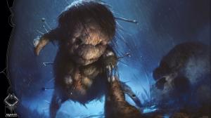 Magic: The Gathering Troll Rain Monster Creature HD wallpaper thumb