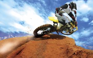 Crazy Motocross Bike HD wallpaper thumb