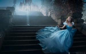 Scarlett Johansson as Cinderella wallpaper thumb
